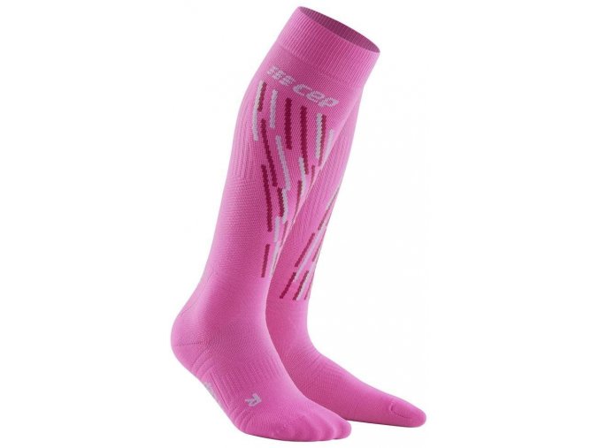 1280x1280 Ski Thermo Socks pink flashpink