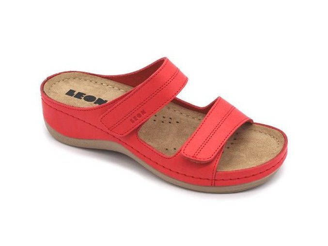 Dámská zdravotní obuv Leons Simona - Červená