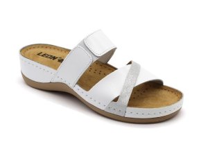 Dámská zdravotní obuv Leons Silver bílá.jfif.750x480 q90 crop