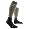 the run socks tall olive black wp20rr wp30rr front