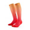 core run edt gradient socks tall 5 0 red marigold fade wp70ng wp80ng front 2 white 4to5