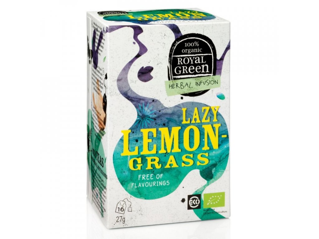 Royal Green bylinný čaj Lazy Lemongrass BIO 16 x 1,7 g