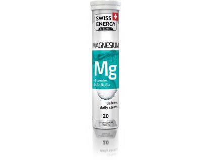 Swiss Energy ŠUMIVÉ TABLETY MAGNESIUM + B KOMPLEX - pro zdravý nervový systém