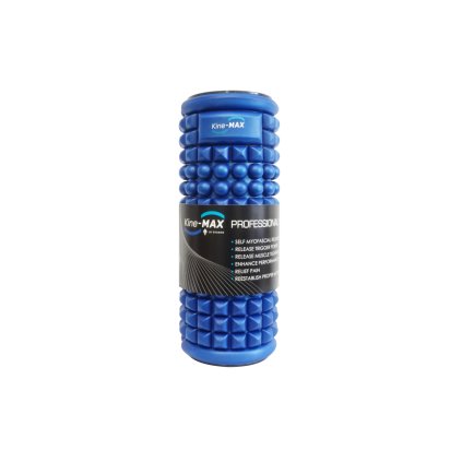 Kine-MAX Professional Massage Foam Roller - masážní válec - modrý