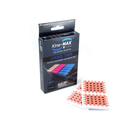 Kine-MAX Cross Tape - křížový tejp 52x44mm vel. L (40 ks) - tělový