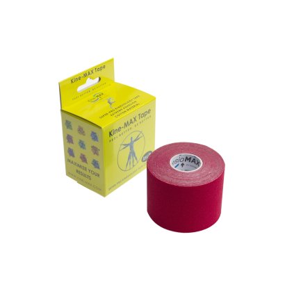 Kine-MAX Tape Super-Pro Cotton - Kinesiologický tejp - Červený