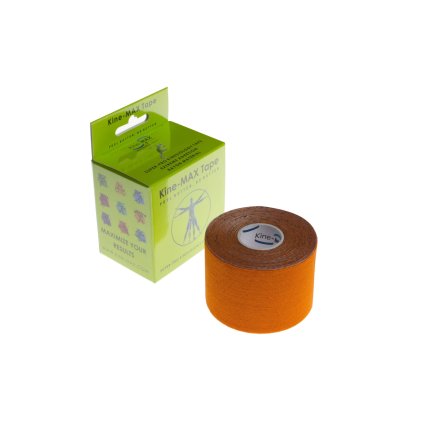 Kine-MAX Tape Super-Pro Rayon - Kinesiologický tejp - Oranžový