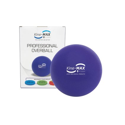 Kine-MAX Professional Overball - cvičební míč 25cm - modrý