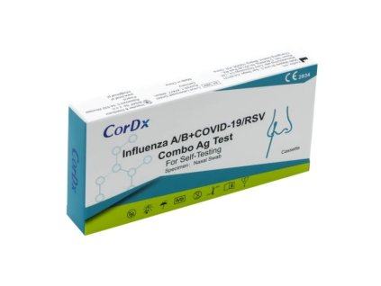 CorDx 4v1 – antigenní test na SARS-CoV-2, chřipku A/B a RSV 1ks