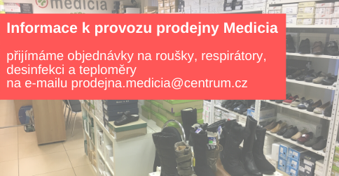 Informace k provozu prodejny Medicia