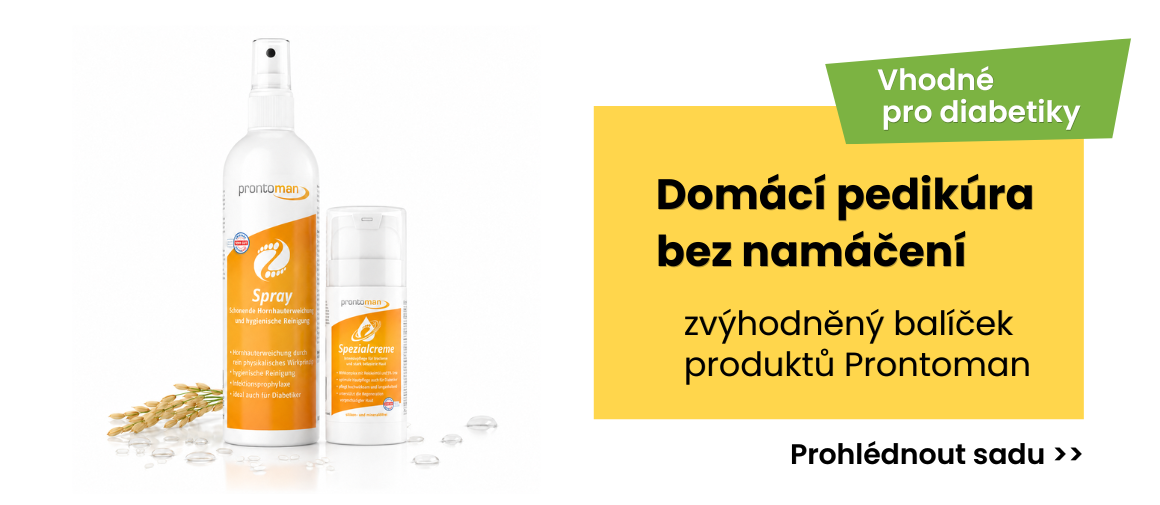 Balíček Prontoman pro domácí pedikúru bez namáčení