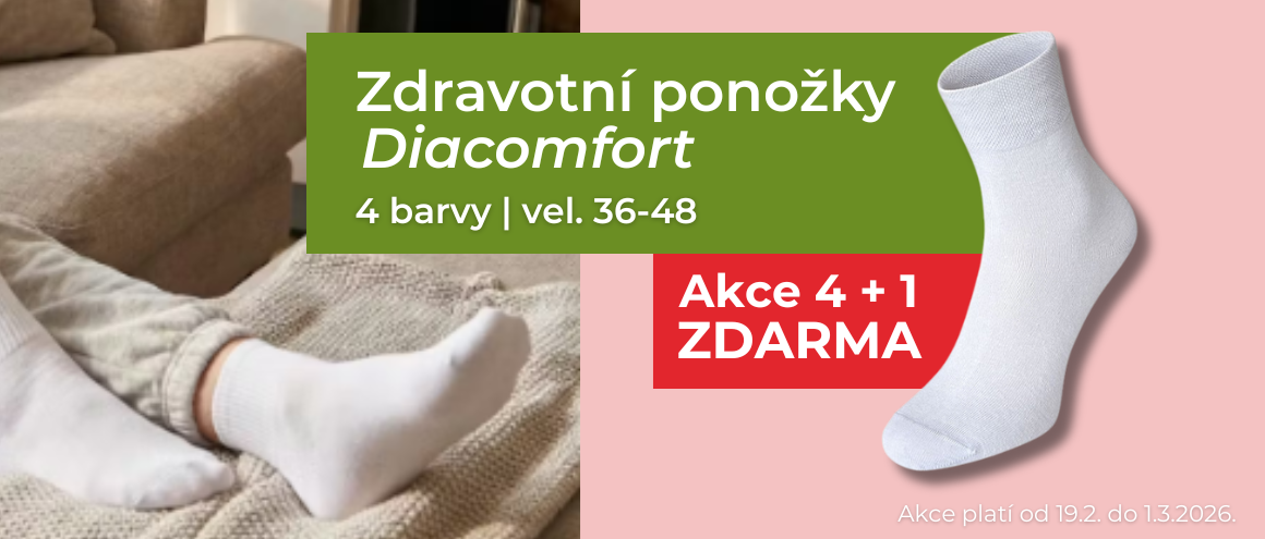 Ponožky Diacomfort 4+1 zdarma