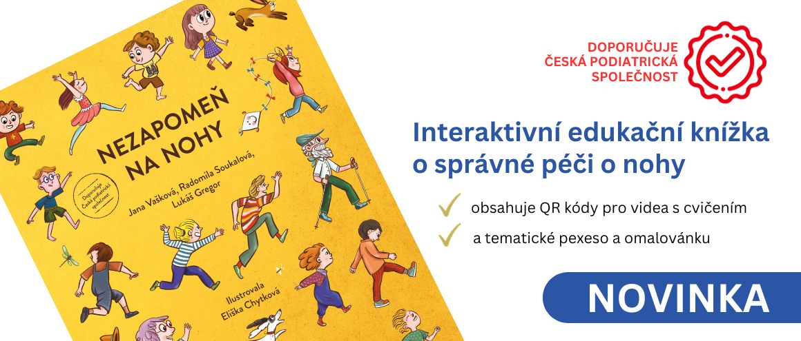 Interaktivní edukační knížka Nezapomeň na nohy