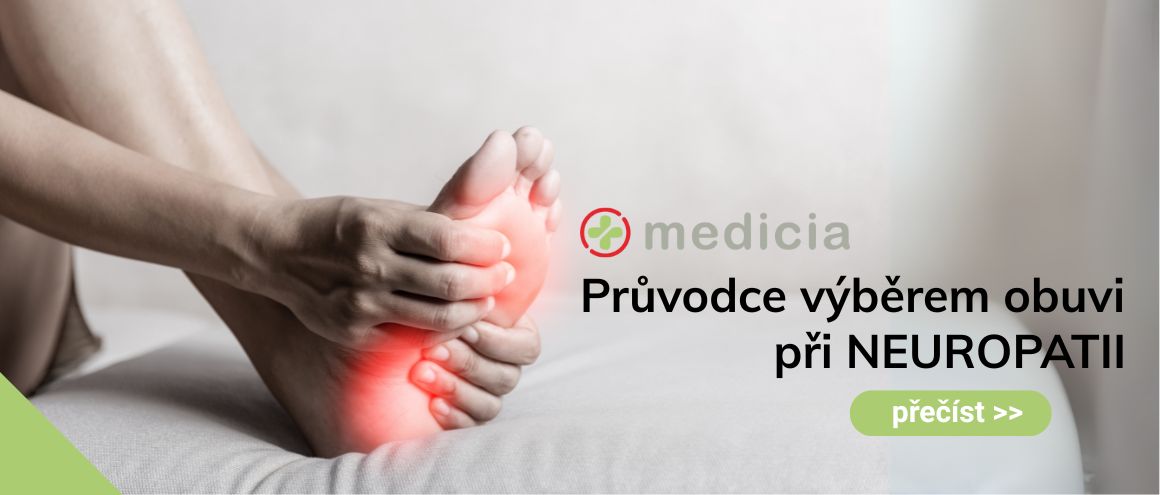 Průvodce výběrem obuvi při neuropatii