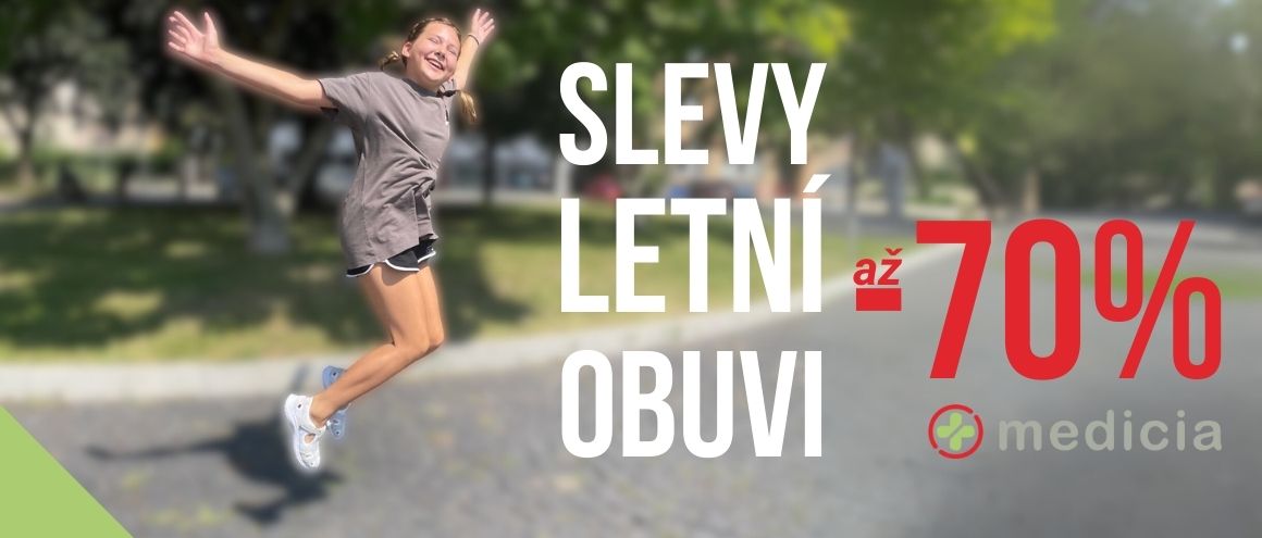 Slevy letní obuvi Medicia 2025