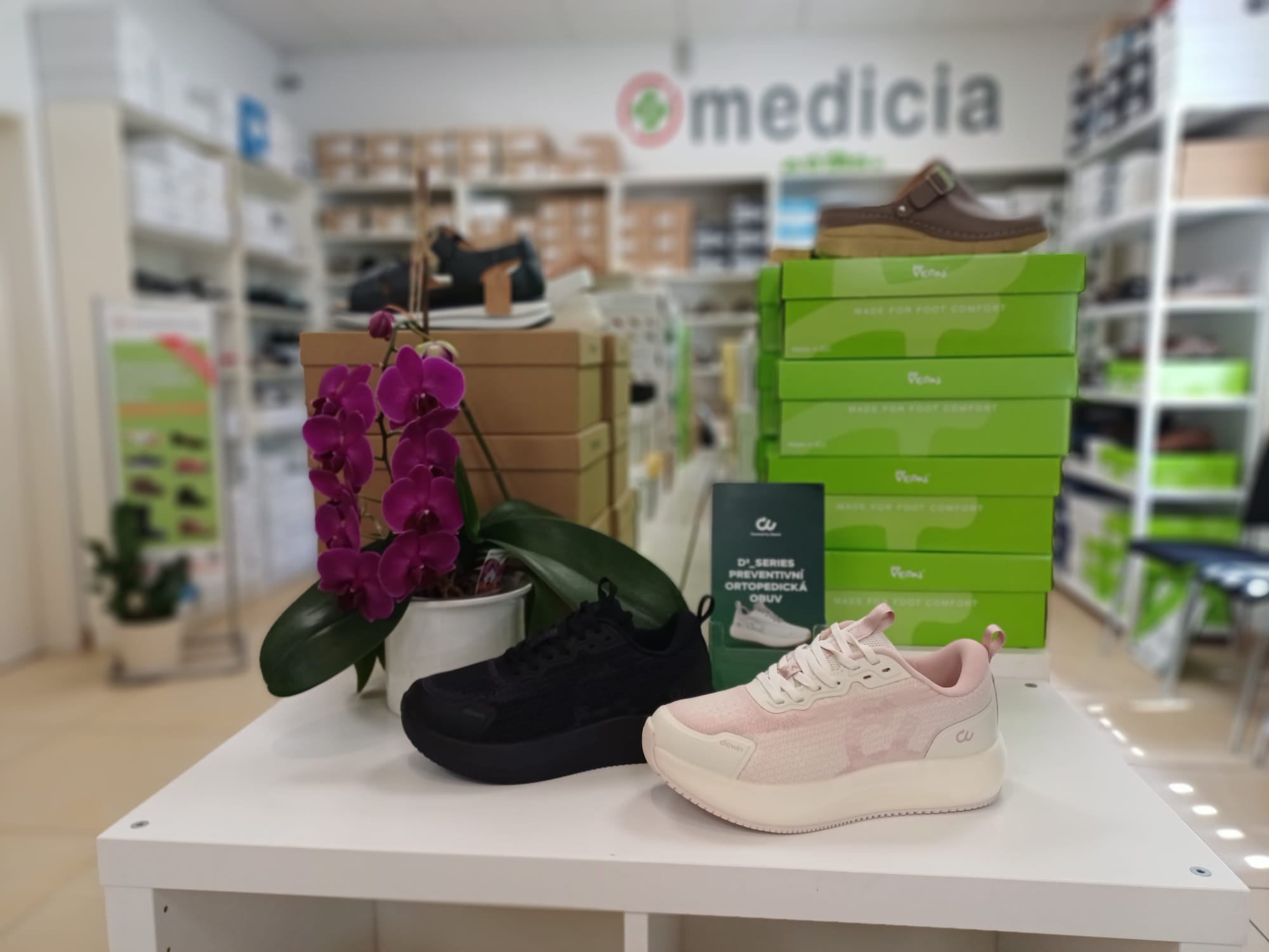 Nabídka obuvi v Prodejně Medicia