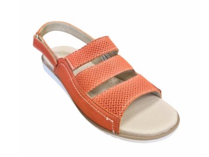 Dámské sandály Peon KB/1232-4 oranžové