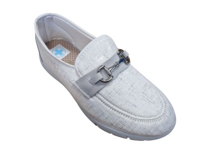 Dámské mokasíny Medi Line 125-25 bílé