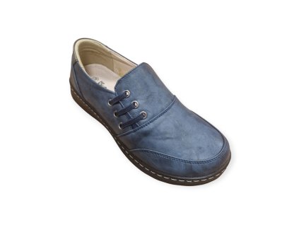 Dámské polobotky Peon WO/90338-3 modro-šedá