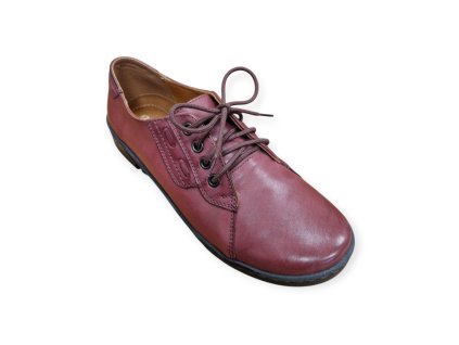 Dámské kožené polobotky Orto plus S 510-209 vínové
