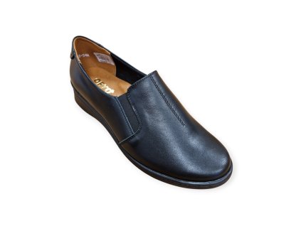 Dámské kožené polobotky Orto Plus G 1574-G31 černé