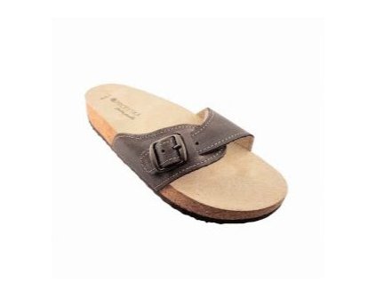 Zdravotní pantofle korkáče Protetika T05/40 tmavě hnědé