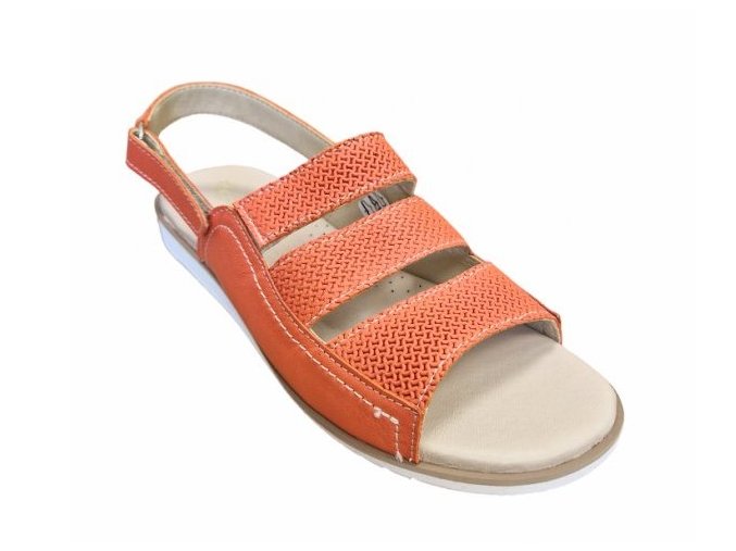 Dámské sandály Peon KB/1232-4 oranžové