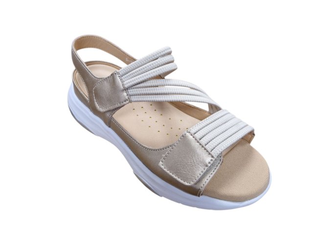 Dámské sandály Comfort S-185H Champagne zlaté