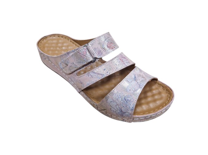 Dámské pantofle Liskamm Shoes Guero 39012 29 66 Silver/Pink