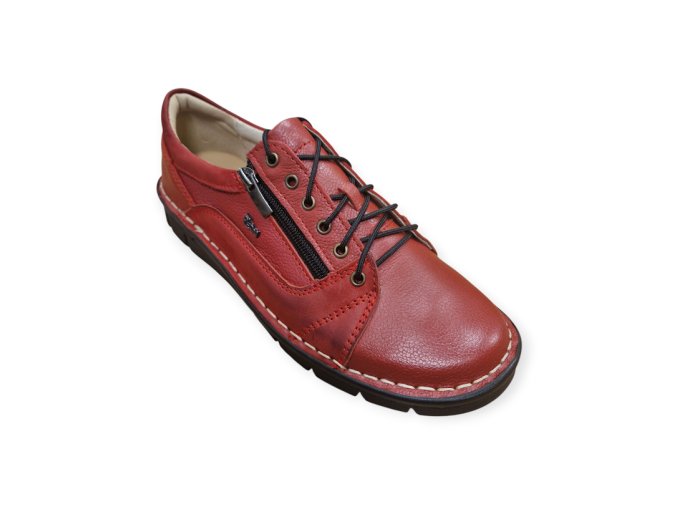 Dámské polobotky Peon PP/2421-4 červené