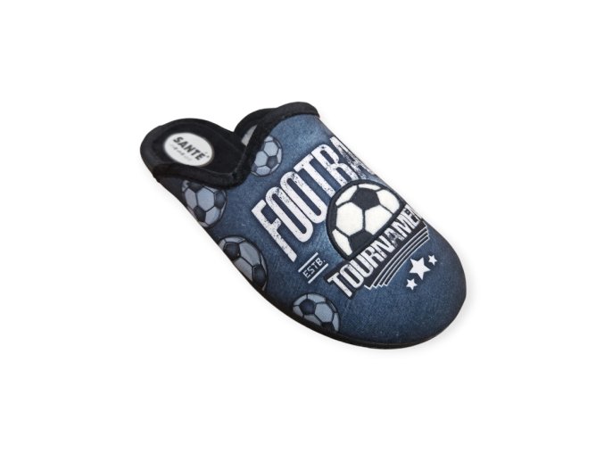 Pánské domácí pantofle Santé AB/11642 fotbal