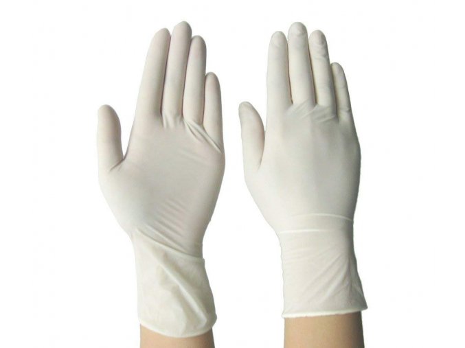 rukaviceSterilní chirurgické rukavice - latex 10 ks