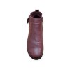 Dámské kotníkové boty LiskamShoes 21 155 vínové (Velikost 39)