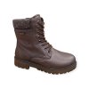 Dámské kožené kotníkové boty Comfort 979-21Z hnědý bronz
