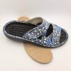 Dámské pantofle Peon PP/120-3F modro-černé