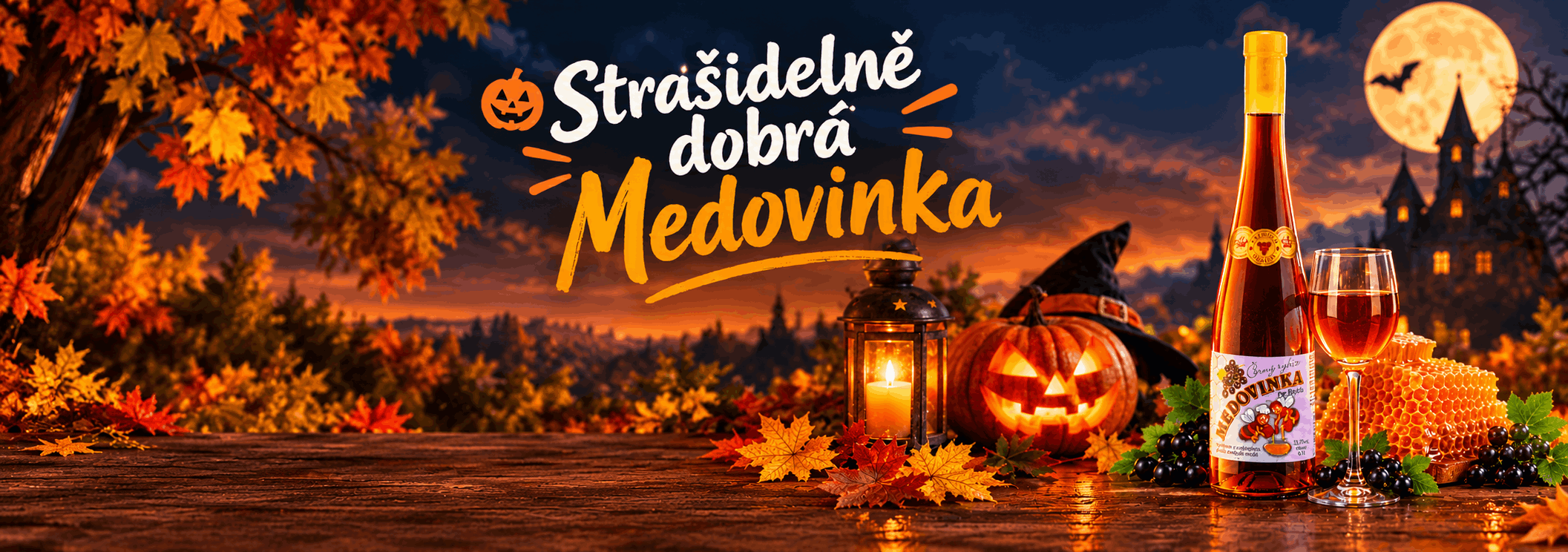 Halloween Medovinka černý rybíz - Dr. Bojda