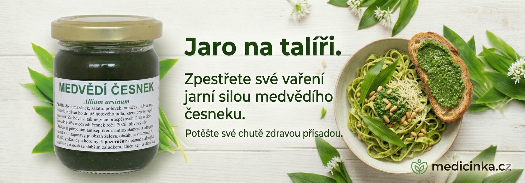 Medvědí česnek pesto 100g Dr. Bojda