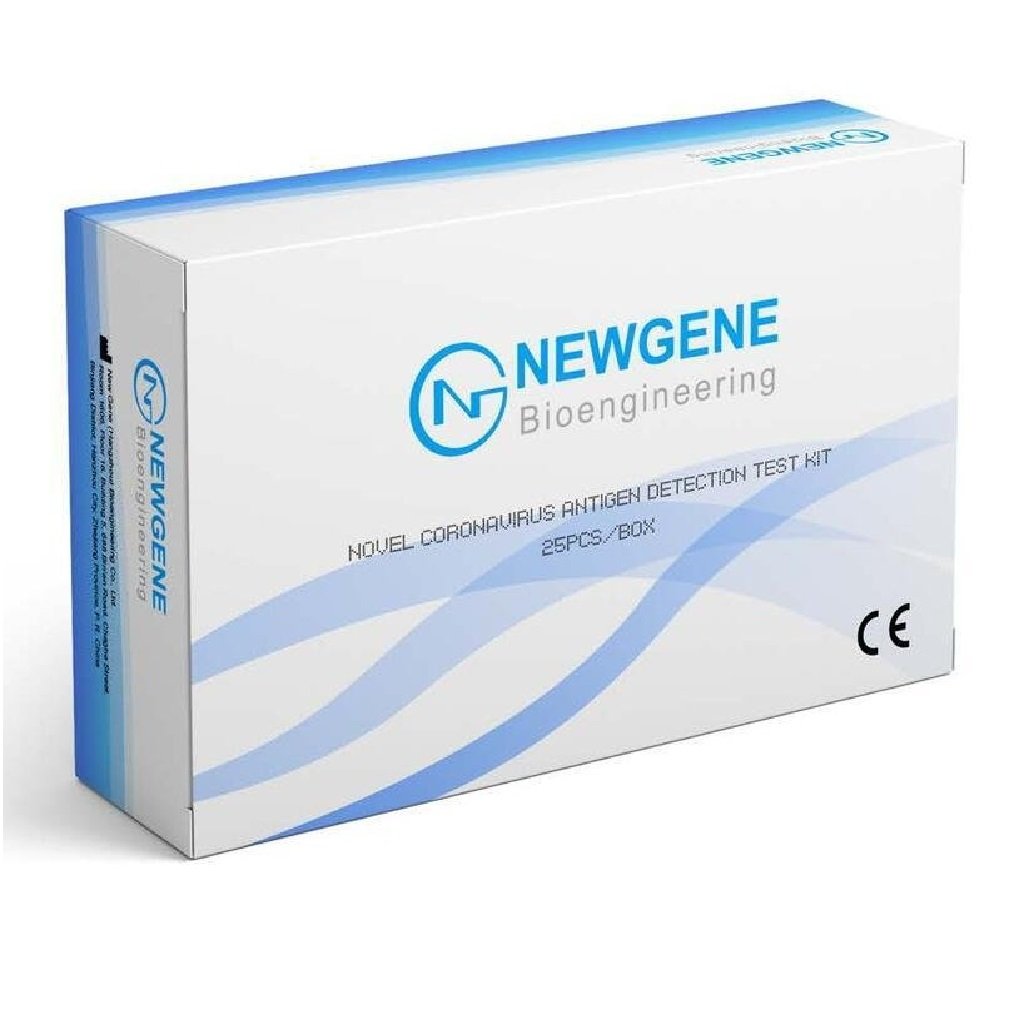 Antigenní test Newgene  COVID-19 ze SLIN (sputa) 25 ks - balení economy