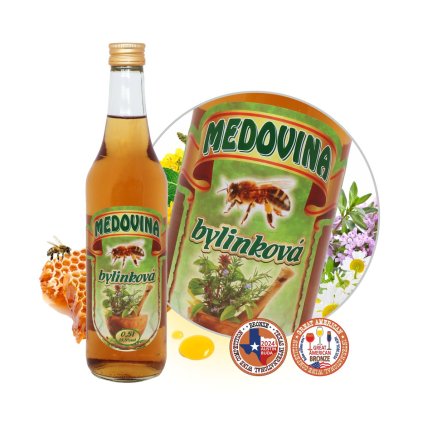 medovina bylinky šr 0,5 l