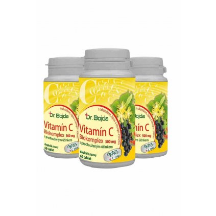 trojbalení vitamín C biokomplex nový