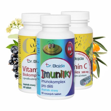 Imunilky děti 1x + Vitamin C Biokomplex 2x