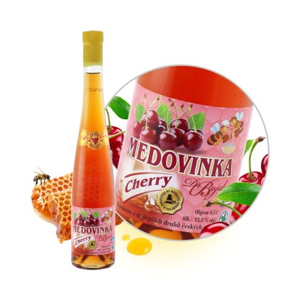 medovina 0,5 l cherry