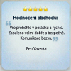 Hodnocení obchodu rychlost a balení