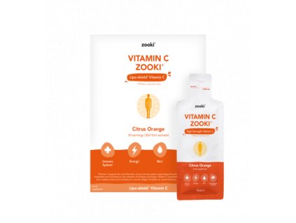 Vitamín C Zooki lipozomální 1000 mg pomeranč