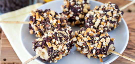 Recept na banánová lízátka