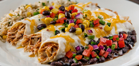 Enchiladas s kuřecím masem