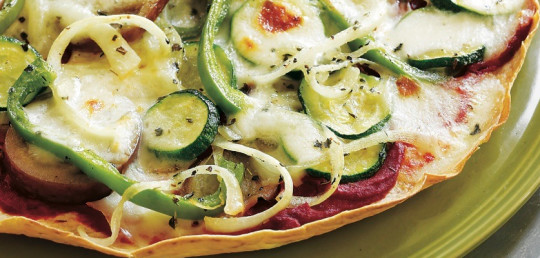 Zdravá Tortilla Pizza