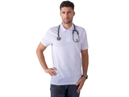 Pánské polotriko - bílé (Velikost S)