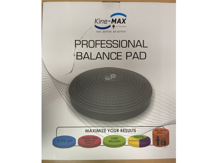 Kine-MAX Professional Balance Pad - Balanční čočka - stříbrná