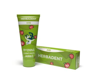 Screenshot 2026 01 03 at 10 36 21 HERBADENT KIDS Bylinná zubní pasta JABLKO 75 g HERBADENT SHOP